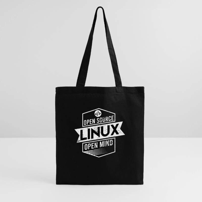 Programmierer Linux Geschenk Open Source Stoffbeutel