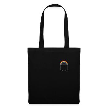 LGBT Bi CSD Rainbow Gay Pride Lesbiennes LGBTQ Tenue - Sac en tissu - noir - Devant