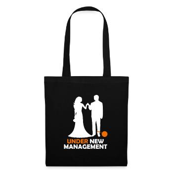 Under new management groom - Tote Bag - black - Front