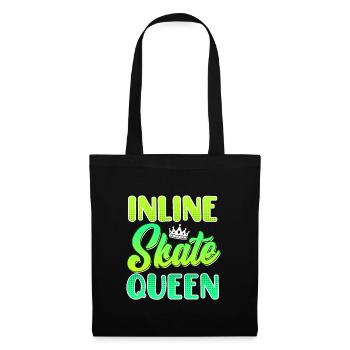 Inliner Frauen Geschenk Inline Skate Queen - Sac en tissu - noir - Devant