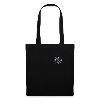 Raver Spruch Rave Hemdtasche Brusttasche Techno - Stoffbeutel - Schwarz - Vorne