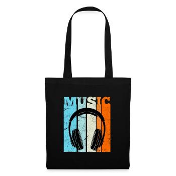 Retro Hip Hop Music Rapper Rap HipHop - Tote Bag - black - Front