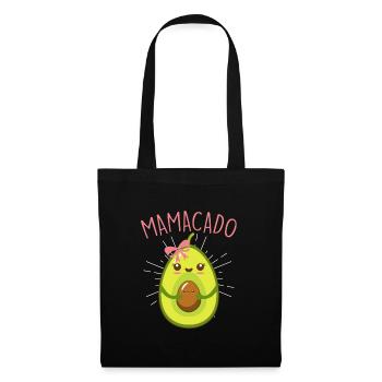 Mamacado Gift Expectant Mother Mama Baby Belly - Tote Bag - black - Front