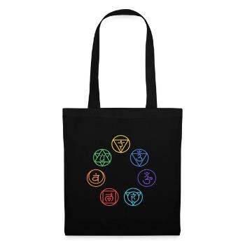 Chakra Yoga Meditation Chakras Gift - Tote Bag - black - Front