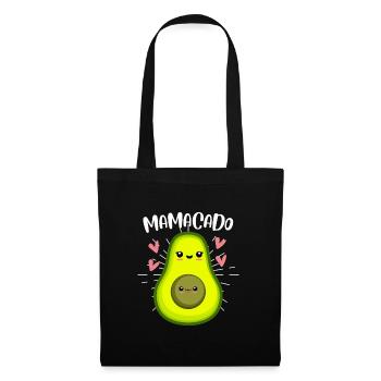 Mamacado cadeau future mama grossesse - Sac en tissu - noir - Devant
