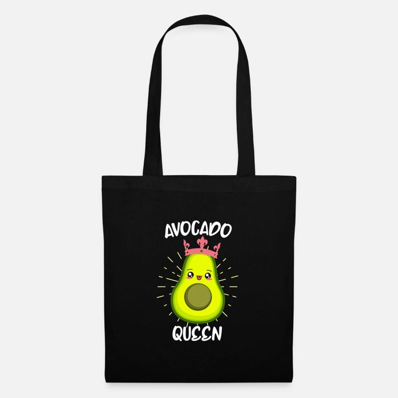Avocado Queen - Stoffbeutel - Schwarz