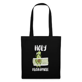 Holy Blockamole Volleyball Block Sport - Stoffbeutel - Schwarz - Vorne