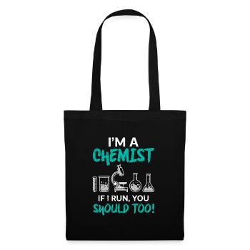 Funny Chemist Saying Chemistry Laboratory Joke - Tote Bag - black - Front