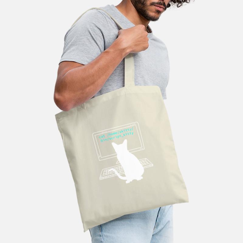 Katzenbesitzer Programmierer Coder Informatiker Stoffbeutel