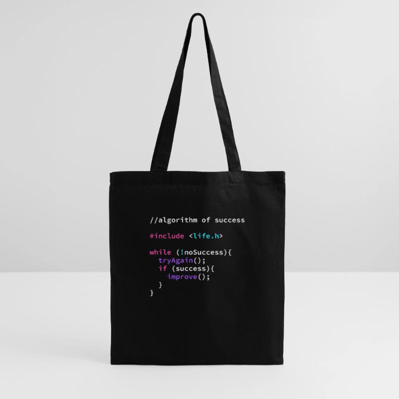 Algorithmus Erfolg Programmierer Programmcode Stoffbeutel
