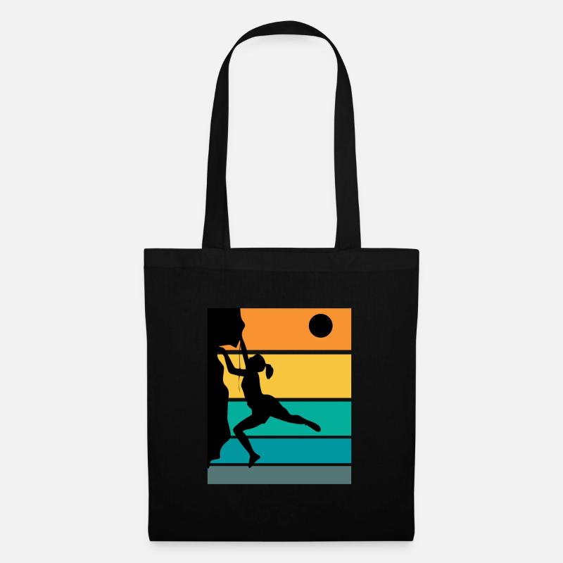 Femmes Escalade Boulder Escalade Escalade - Sac en tissu - noir