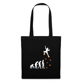 Climbing Evolution Climbing Wall Climbing Bouldering - Tote Bag - black - Front
