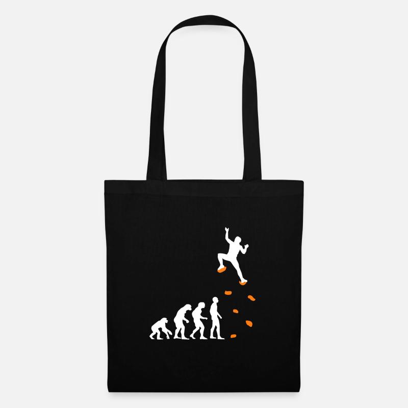 Kletter Evolution Kletterwand Klettern Bouldern - Stoffbeutel - Schwarz