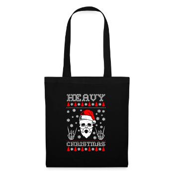 Heavy metal Christmas Noël Noël - Sac en tissu - noir - Devant