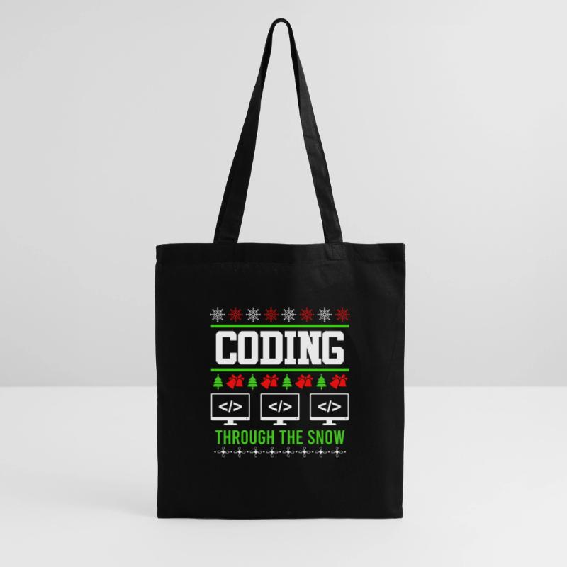 Programmeur Noël Ugly Christmas Coding Sac en tissu