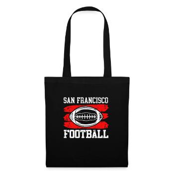 San Francisco Football - Stoffbeutel - Schwarz - Vorne