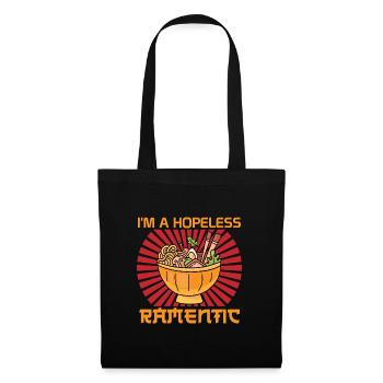 i'm a hopeless ramentic - Tote Bag - black - Front