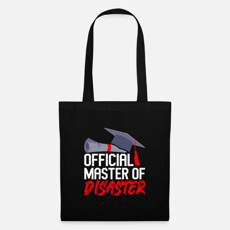 Offizieller Master of Disaster Master Abschluss - Stoffbeutel - Schwarz