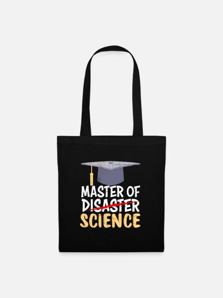 Master of Science Master of Disaster Master - Stoffbeutel - Schwarz