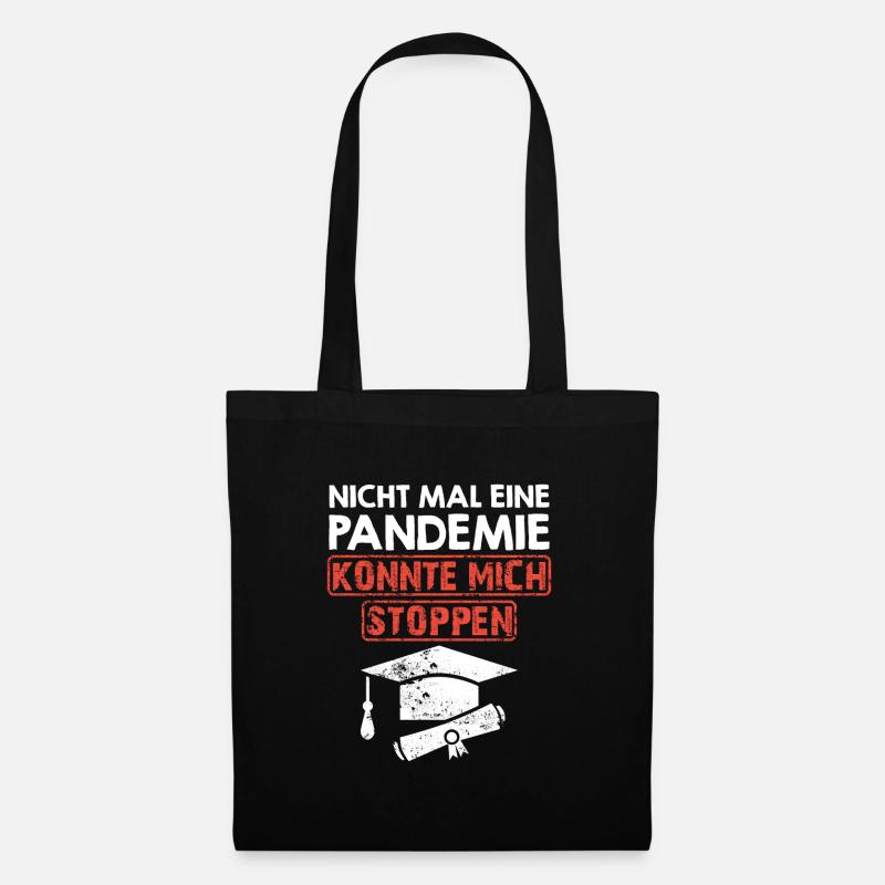 Bachelor Master Abschluss Pandemie Master 2022 - Stoffbeutel - Schwarz