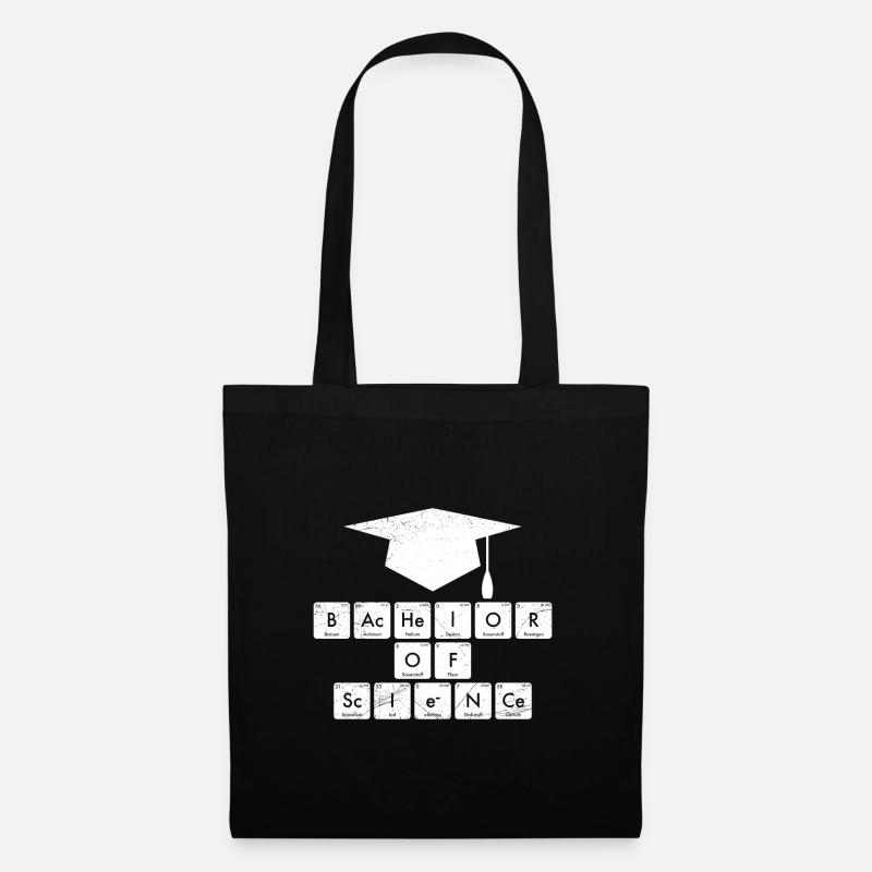 Bachelor of Science Bachelorabschluss Bachelor - Stoffbeutel - Schwarz