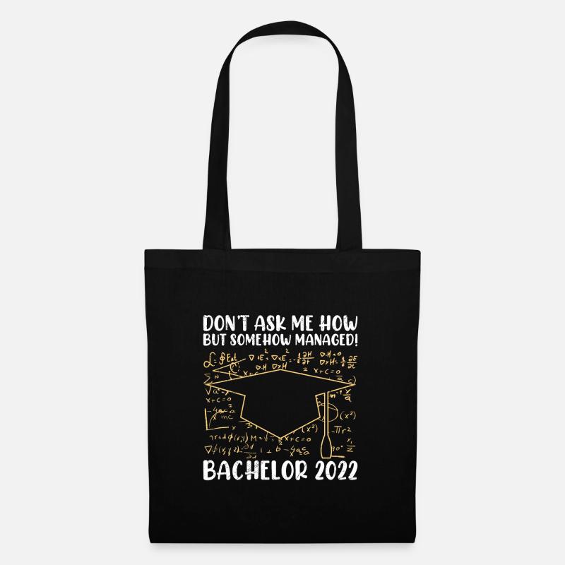 Irgendwie geschafft Bachelor 2022 Bachelor - Stoffbeutel - Schwarz
