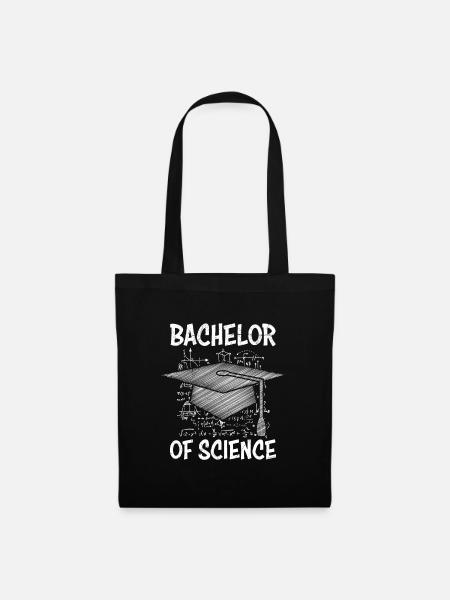 Bachelor of Science Mathematik Physik - Stoffbeutel - Schwarz