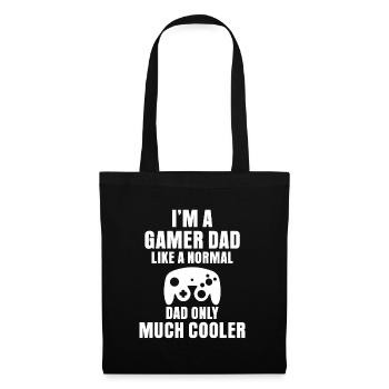 Gaming Quote Im A Gamer Dad Like - Tote Bag - black - Front