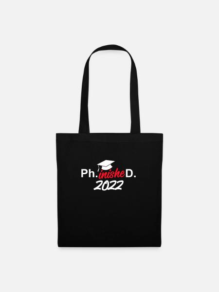 Phinished 2022 Docteur 2022 Doctorat - Sac en tissu - noir