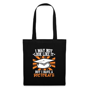 Dissertation Doctorat 2022 Doctorat - Sac en tissu - noir - Devant