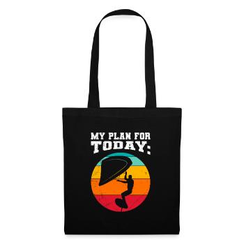 Wing Surf Plan for today Wing Foil - Tote Bag - black - Front