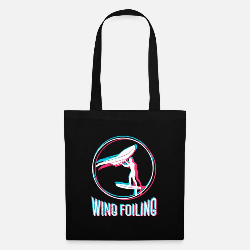 Wing Foiling Wing Surf Wing Foiler - Stoffbeutel - Schwarz