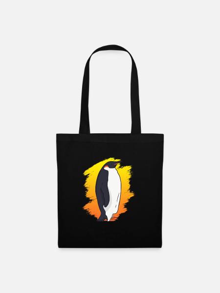 Penguin King Penguin - Tote Bag - black