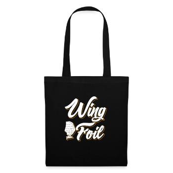 Wing Surf Wingfoil Wingsurf Wingfoil - Tote Bag - black - Front