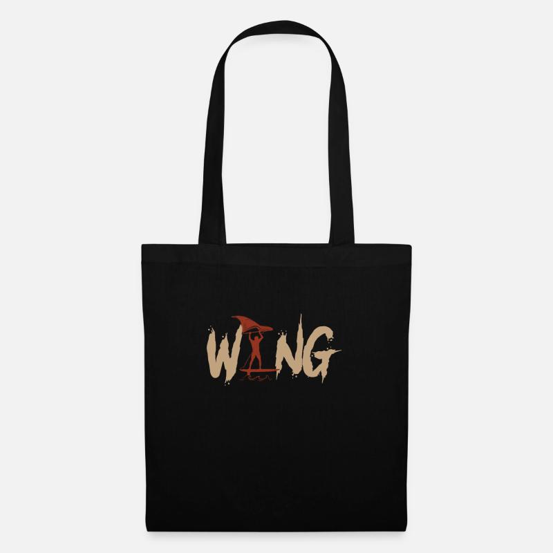 Wing Foiling Wing Surf Wing Foil Wingfoil - Stoffbeutel - Schwarz