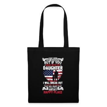 Fathers Day Quote I May Seem Quiet And Reserved - Tote Bag - black - Front