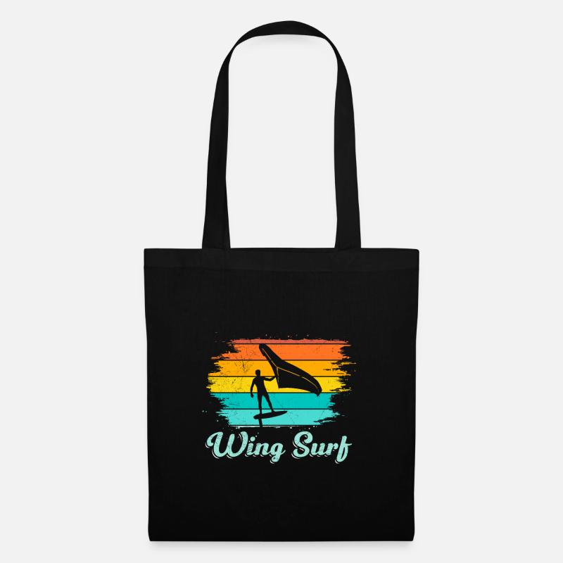 Wing Surf - Stoffbeutel - Schwarz