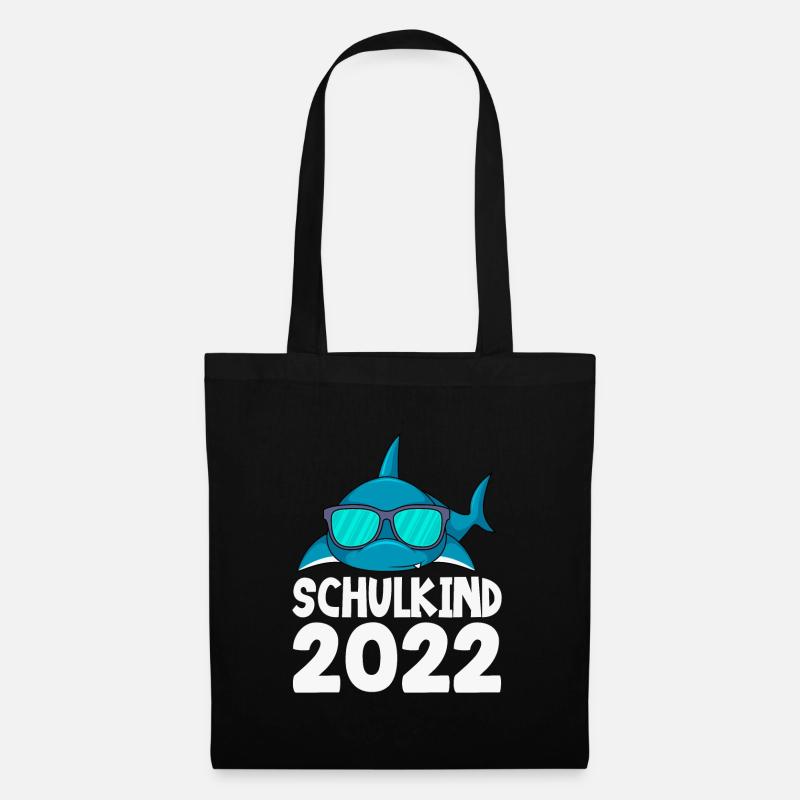 Schulkind 2022 Einschulung Junge - Stoffbeutel - Schwarz