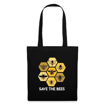 Save the Bees - Save the bees Beekeepers - Tote Bag - black - Front