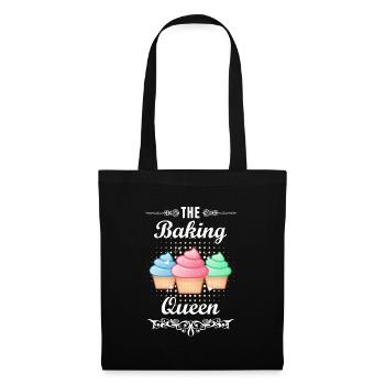 Bäcker Backen - Stoffbeutel - Schwarz - Vorne