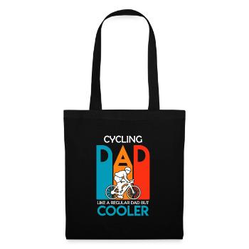 Cycling Dad Cyclist Papa - Tote Bag - black - Front