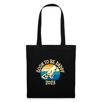Soon to be Daddy 2023 Dad-to-be - Tote Bag - black - Front