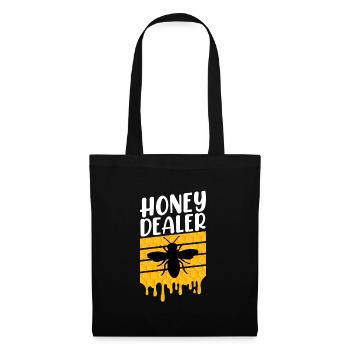 Honey Dealer Bees Beekeeper Beekeeping - Tote Bag - black - Front