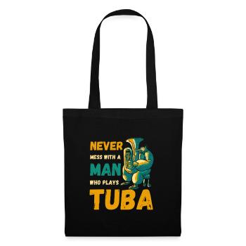 Tuba Tubist - Tote Bag - black - Front