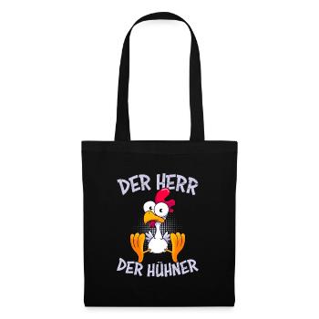 The Lord of Chickens Poultry Farmer Chickens - Tote Bag - black - Front