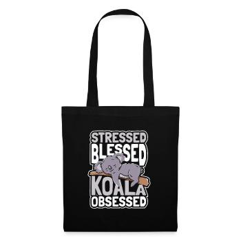 Koala Koalas Koala Bear Animal - Tote Bag - black - Front