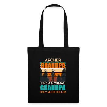 Archer Grandpa like normal grandpa only cooler - Tote Bag - black - Front