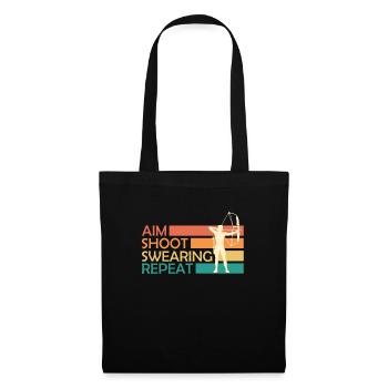 Aim Shooting Swearing Archery Archery Archery - Tote Bag - black - Front