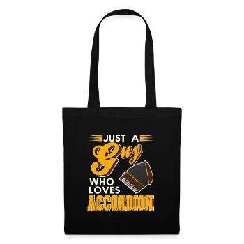 Just a guy who loves accordion - Tote Bag - black - Front