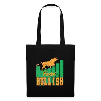 Feelin' Haussier Haussier Sentiment Haussier - Sac en tissu - noir - Devant